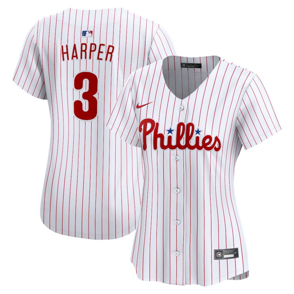 Bryce Harper Philadelphia Phillies Nike Women's Home Limited Player Jersey - MLB