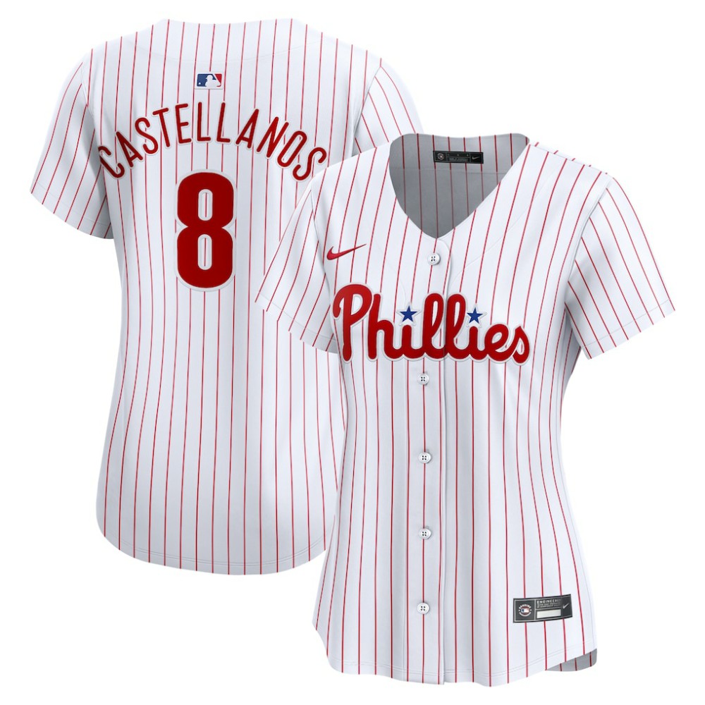 Nick Castellanos Philadelphia Phillies Nike Women's Home Limited Player Jersey - MLB