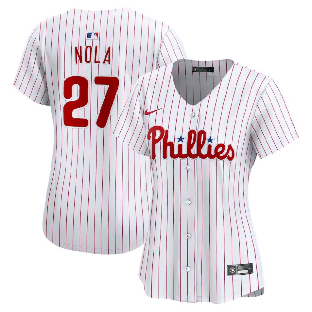 Aaron Nola Philadelphia Phillies Nike Women's Home Limited Player Jersey - MLB
