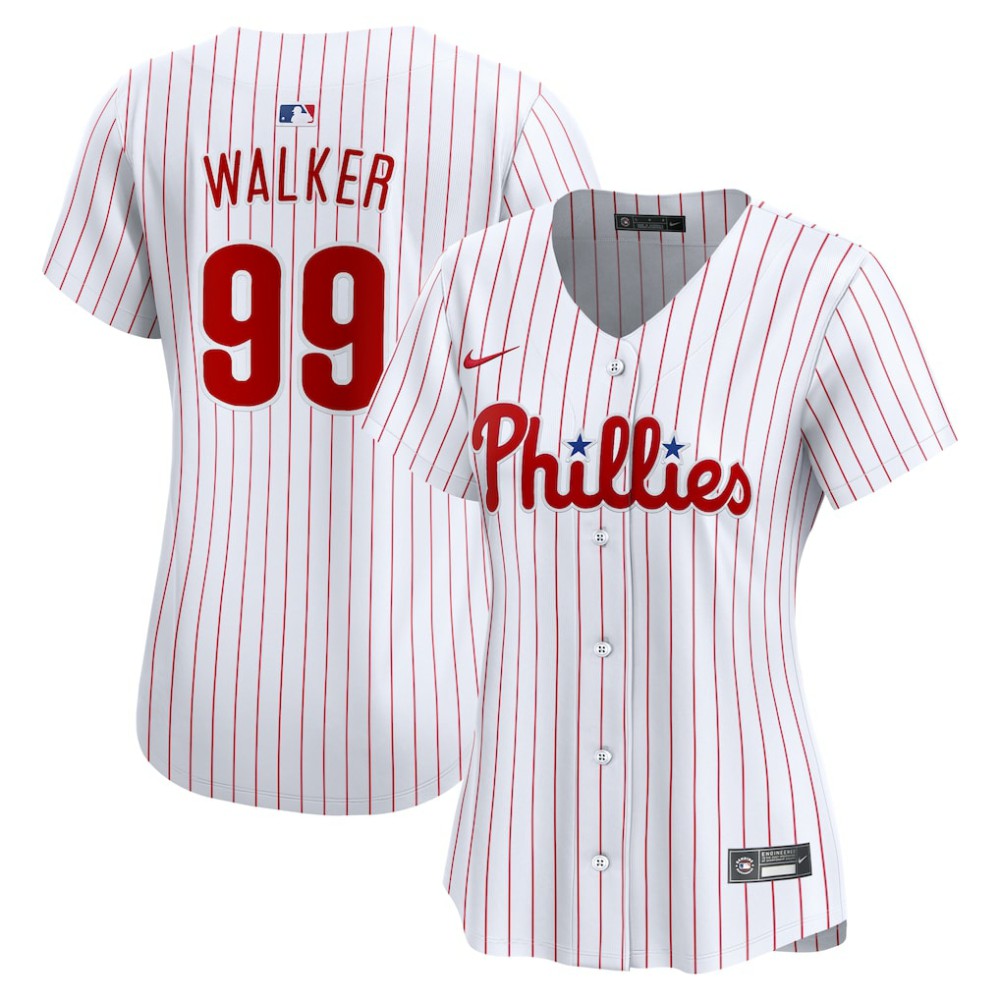 Taijuan Walker Philadelphia Phillies Nike Women's Home Limited Player Jersey - MLB