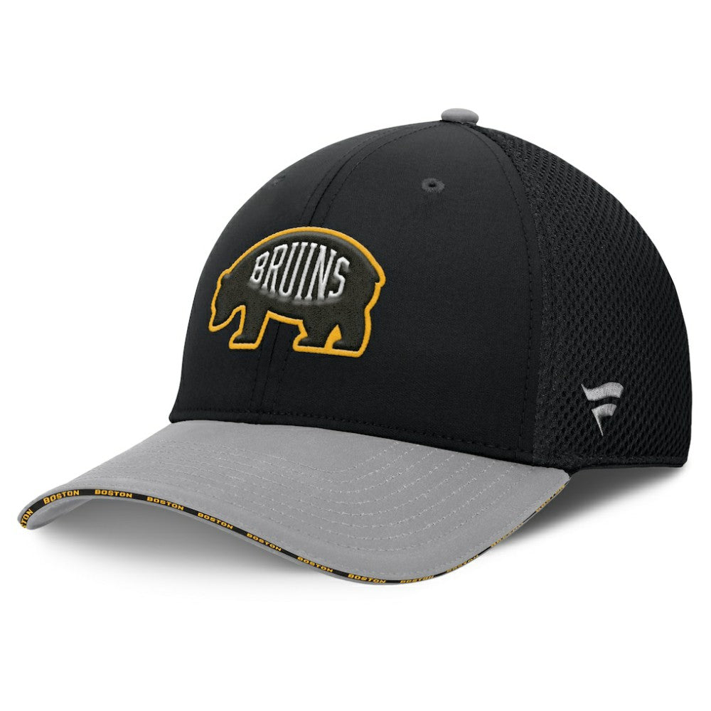 Boston Bruins Fanatics Fundamentals Span Flex Hat - Black - NHL