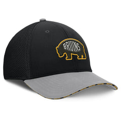 Boston Bruins Fanatics Fundamentals Span Flex Hat - Black - NHL