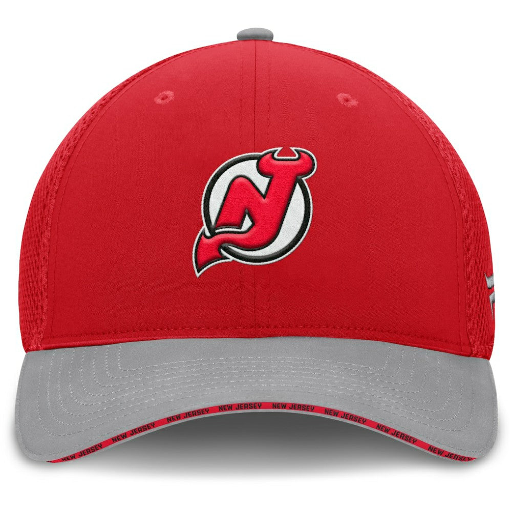 New Jersey Devils Fanatics Fundamentals Span Flex Hat - Red - NHL