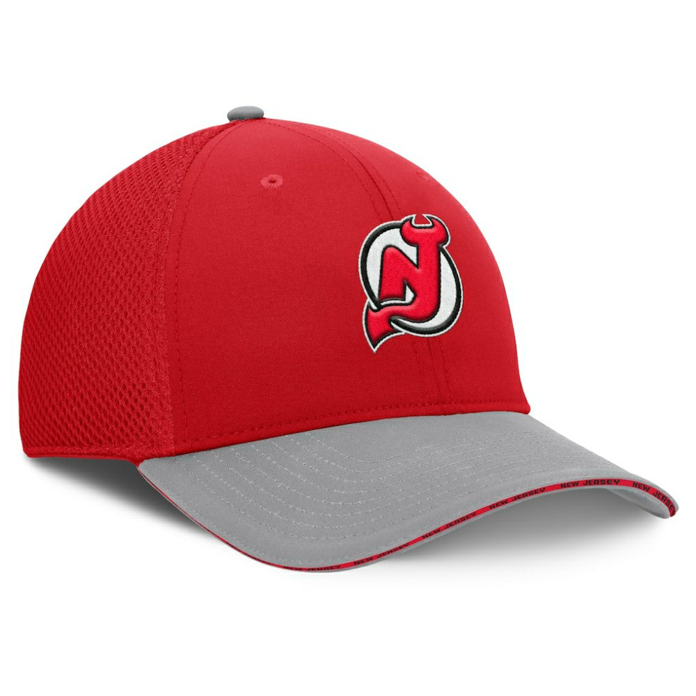 New Jersey Devils Fanatics Fundamentals Span Flex Hat - Red - NHL