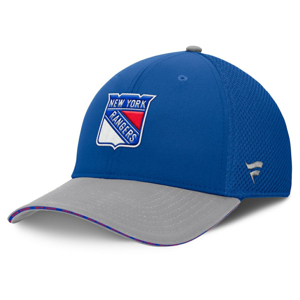 New York Rangers Fanatics Fundamentals Span Flex Hat - Blue - NHL