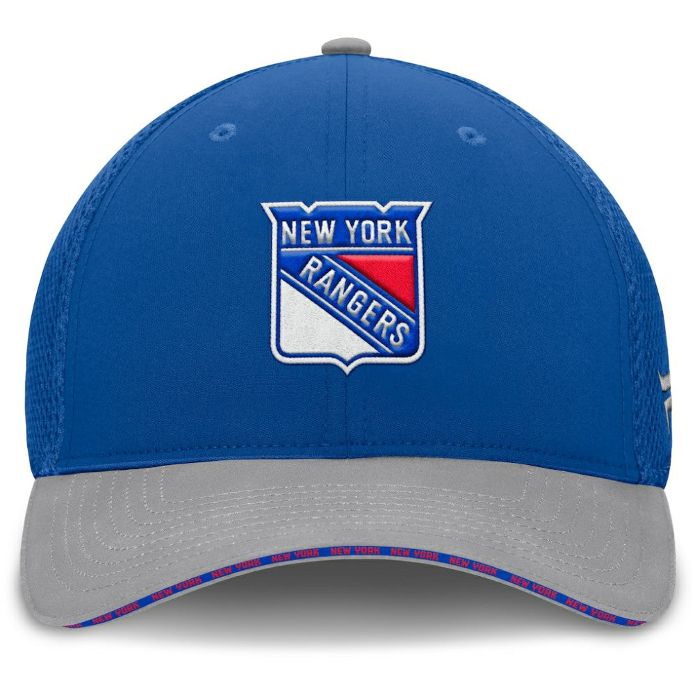 New York Rangers Fanatics Fundamentals Span Flex Hat - Blue - NHL