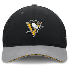 Pittsburgh Penguins Fanatics Fundamentals Span Flex Hat - Black - NHL