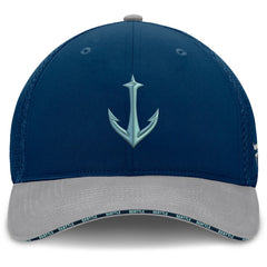 Seattle Kraken Fanatics Fundamentals Span Flex Hat - Deep Sea Blue - NHL