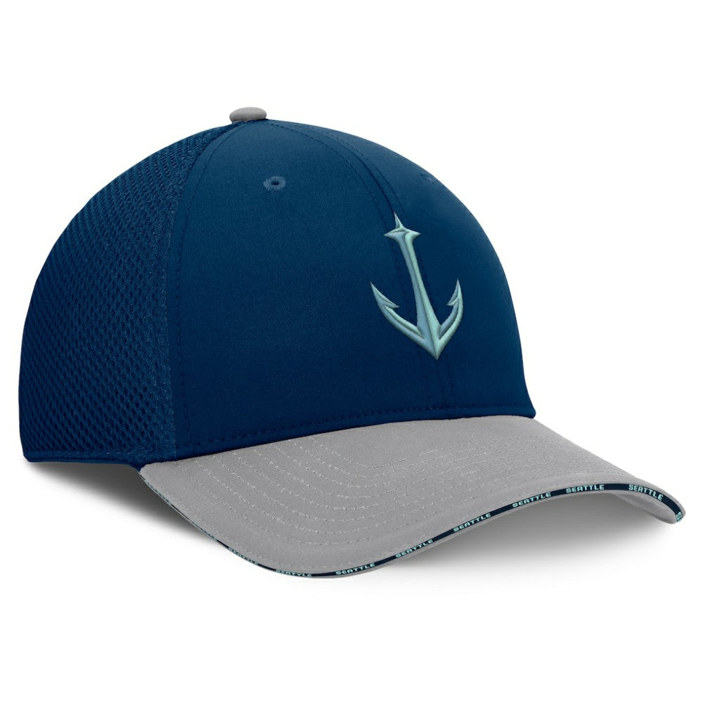 Seattle Kraken Fanatics Fundamentals Span Flex Hat - Deep Sea Blue - NHL