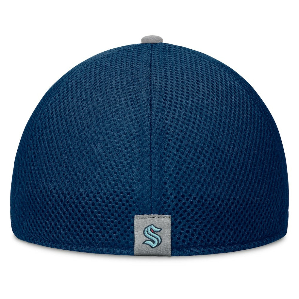 Seattle Kraken Fanatics Fundamentals Span Flex Hat - Deep Sea Blue - NHL
