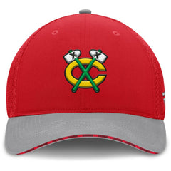 Chicago Blackhawks Fanatics Fundamentals Span Flex Hat - Red - NHL