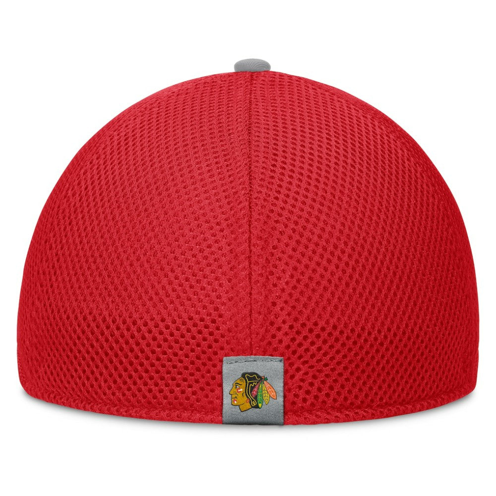 Chicago Blackhawks Fanatics Fundamentals Span Flex Hat - Red - NHL