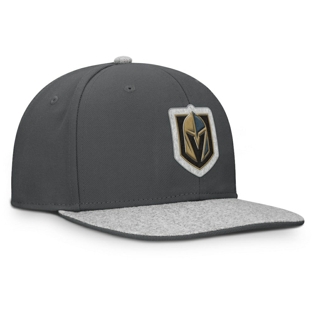 Vegas Golden Knights Fanatics Fundamentals Loden Snapback Hat - Charcoal - NHL