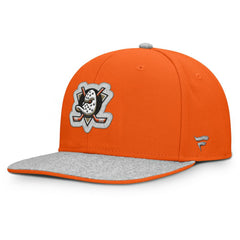 Anaheim Ducks Fanatics Fundamentals Loden Snapback Hat - Orange - NHL