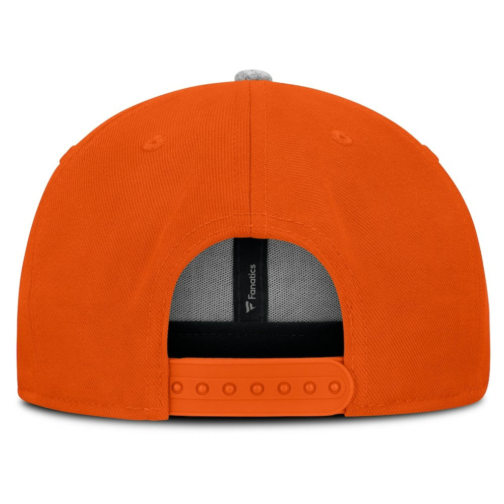 Anaheim Ducks Fanatics Fundamentals Loden Snapback Hat - Orange - NHL