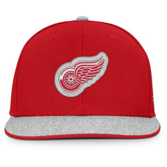 Detroit Red Wings Fanatics Fundamentals Loden Snapback Hat - Red - NHL