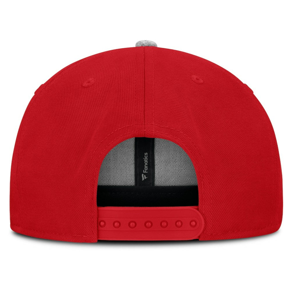 Detroit Red Wings Fanatics Fundamentals Loden Snapback Hat - Red - NHL