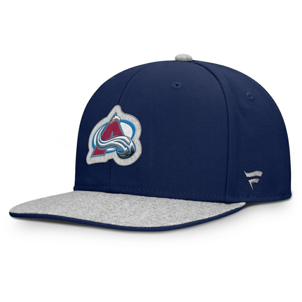 Colorado Avalanche Fanatics Fundamentals Loden Snapback Hat - Navy - NHL