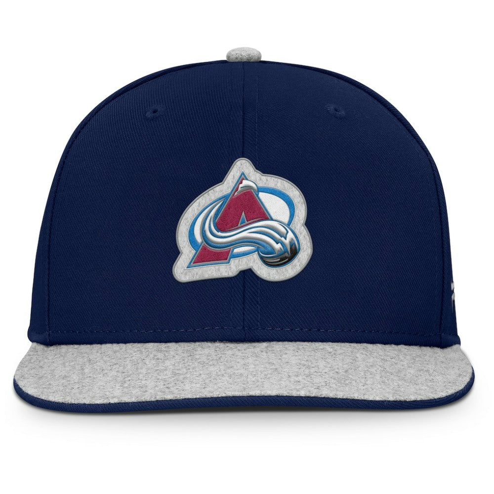 Colorado Avalanche Fanatics Fundamentals Loden Snapback Hat - Navy - NHL