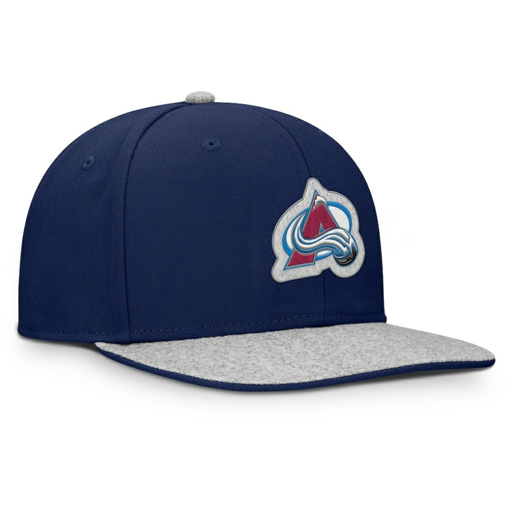 Colorado Avalanche Fanatics Fundamentals Loden Snapback Hat - Navy - NHL