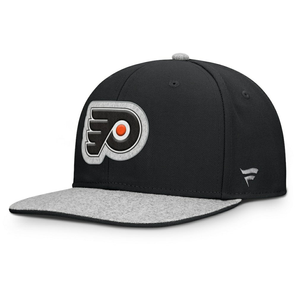 Philadelphia Flyers Fanatics Fundamentals Loden Snapback Hat - Black - NHL