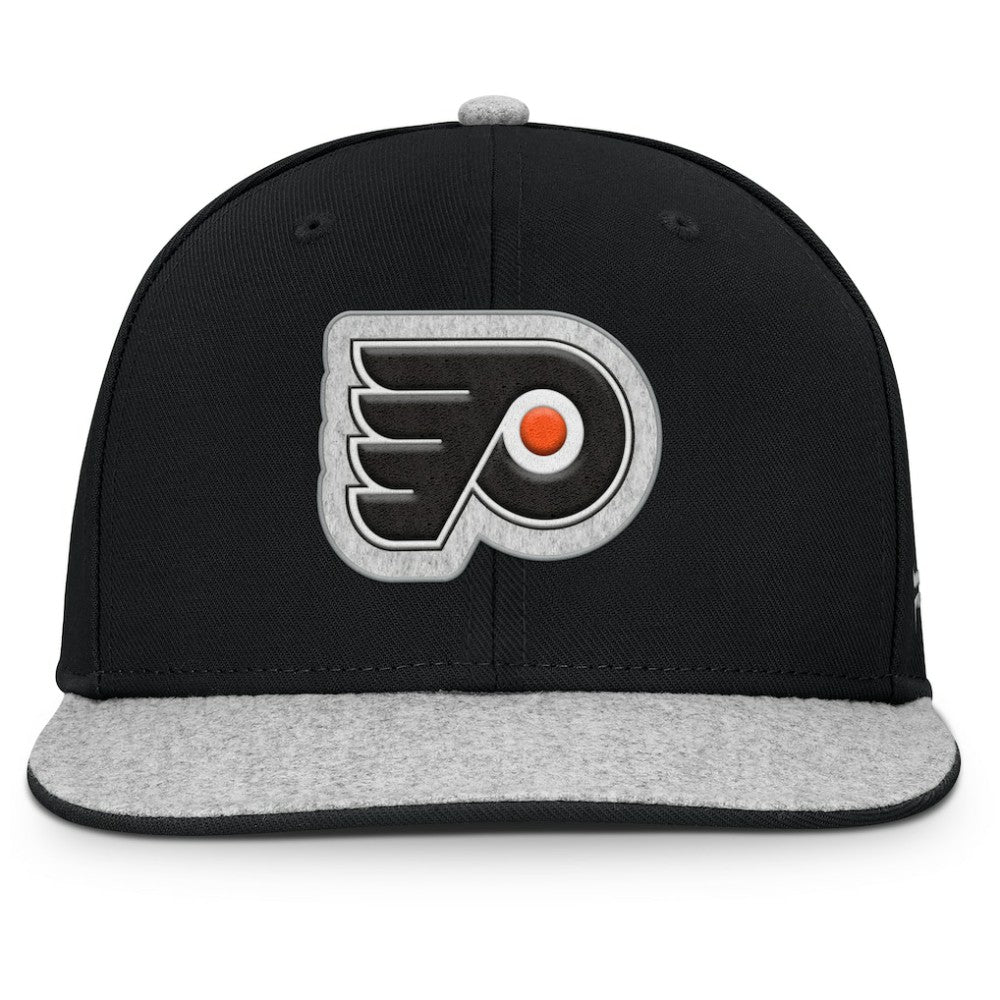 Philadelphia Flyers Fanatics Fundamentals Loden Snapback Hat - Black - NHL