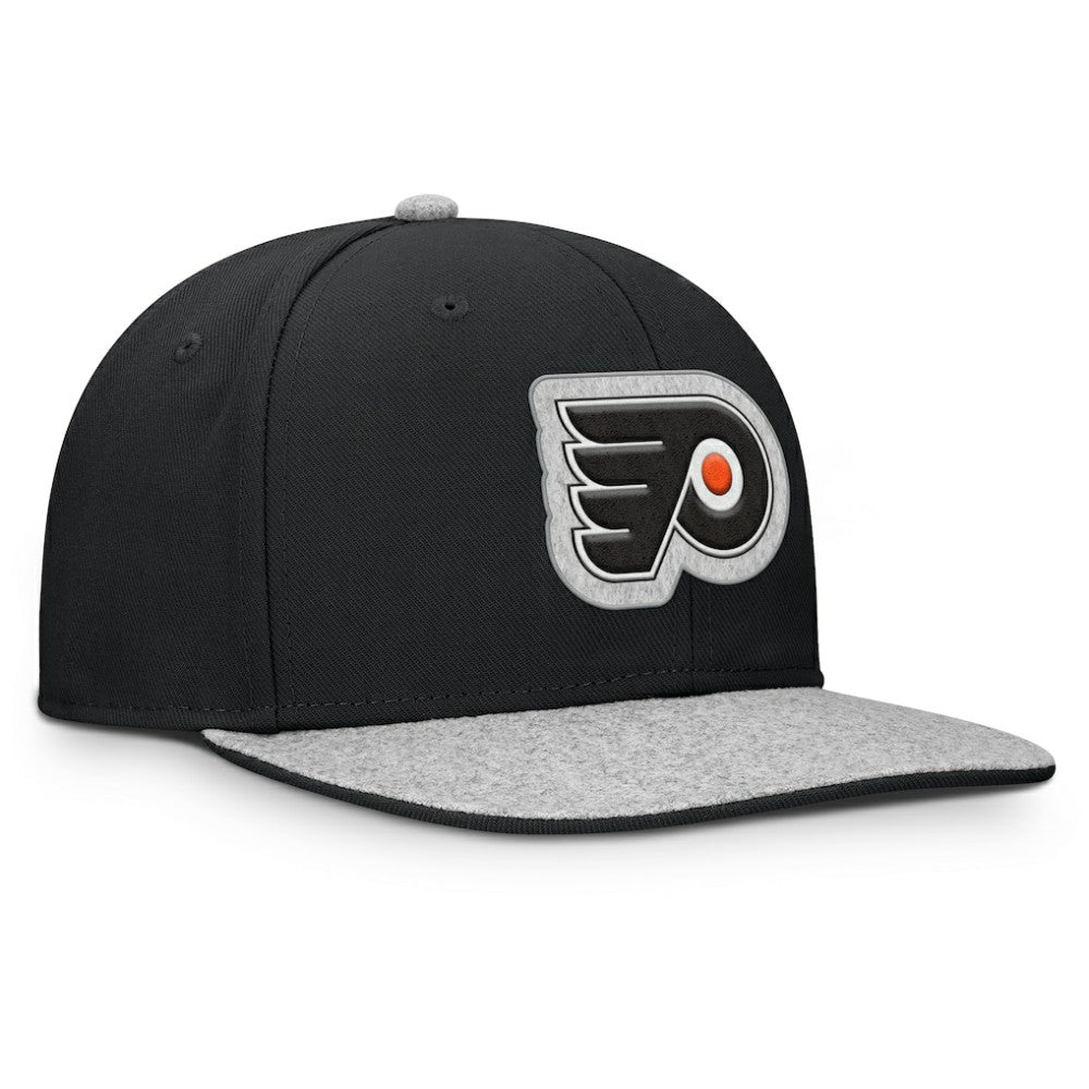 Philadelphia Flyers Fanatics Fundamentals Loden Snapback Hat - Black - NHL