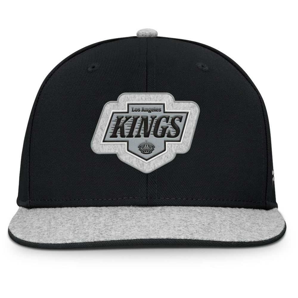 Los Angeles Kings Fanatics Fundamentals Loden Snapback Hat - Black - NHL