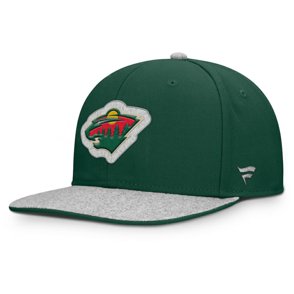 Minnesota Wild Fanatics Fundamentals Loden Snapback Hat - Green - NHL