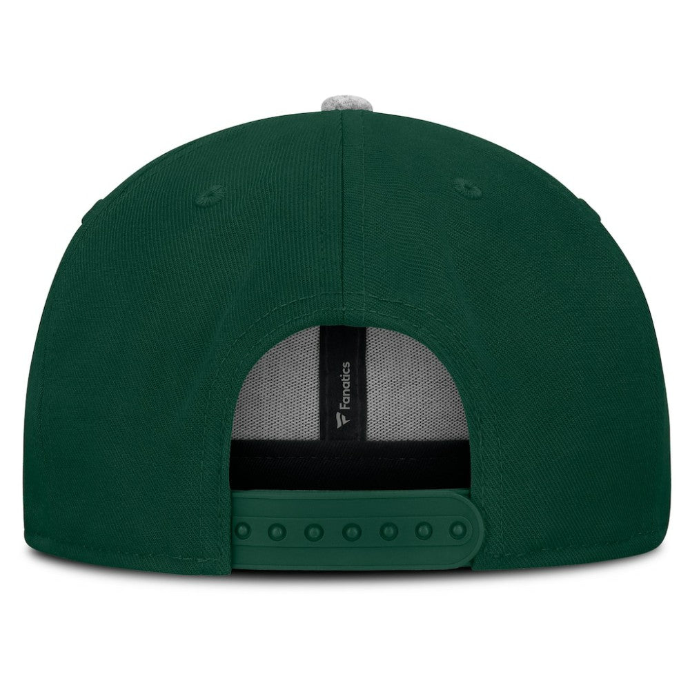 Minnesota Wild Fanatics Fundamentals Loden Snapback Hat - Green - NHL