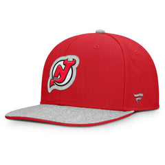 New Jersey Devils Fanatics Fundamentals Loden Snapback Hat - Red - NHL