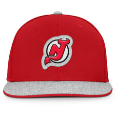 New Jersey Devils Fanatics Fundamentals Loden Snapback Hat - Red - NHL