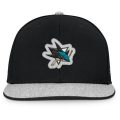 San Jose Sharks Fanatics Fundamentals Loden Snapback Hat - Black - NHL