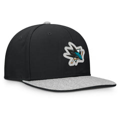 San Jose Sharks Fanatics Fundamentals Loden Snapback Hat - Black - NHL