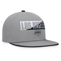 Los Angeles Kings Fanatics Fundamentals Duo Split Logo Snapback Hat - Gray - NHL