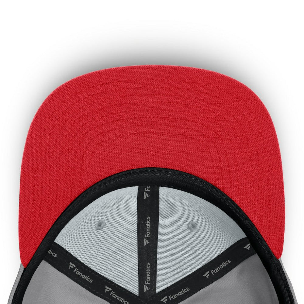 New Jersey Devils Fanatics Fundamentals Duo Split Logo Snapback Hat - Gray - NHL