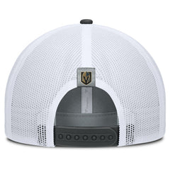 Vegas Golden Knights Fanatics Fundamental Adapt Trucker Adjustable Hat - Gray/Charcoal - NHL
