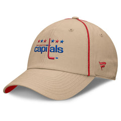 Washington Capitals Fanatics Heritage Setoff Adjustable Hat - Tan - NHL
