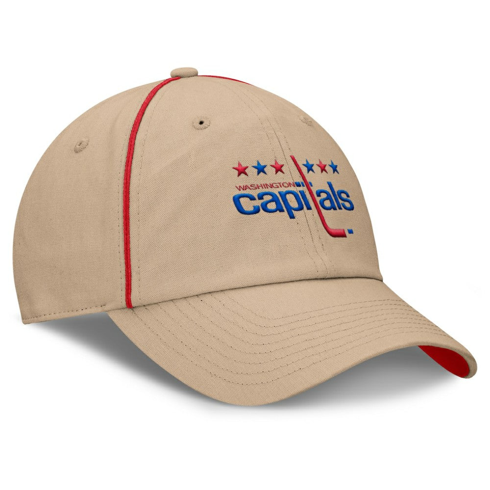 Washington Capitals Fanatics Heritage Setoff Adjustable Hat - Tan - NHL