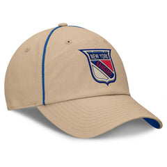 New York Rangers Fanatics Heritage Setoff Adjustable Hat - Tan - NHL