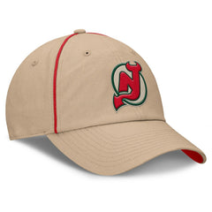 New Jersey Devils Fanatics Heritage Setoff Adjustable Hat - Tan - NHL