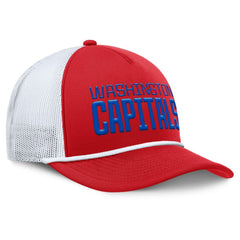 Washington Capitals Fanatics Heritage Dutch A-Frame Trucker Adjustable Hat - Red/White - NHL