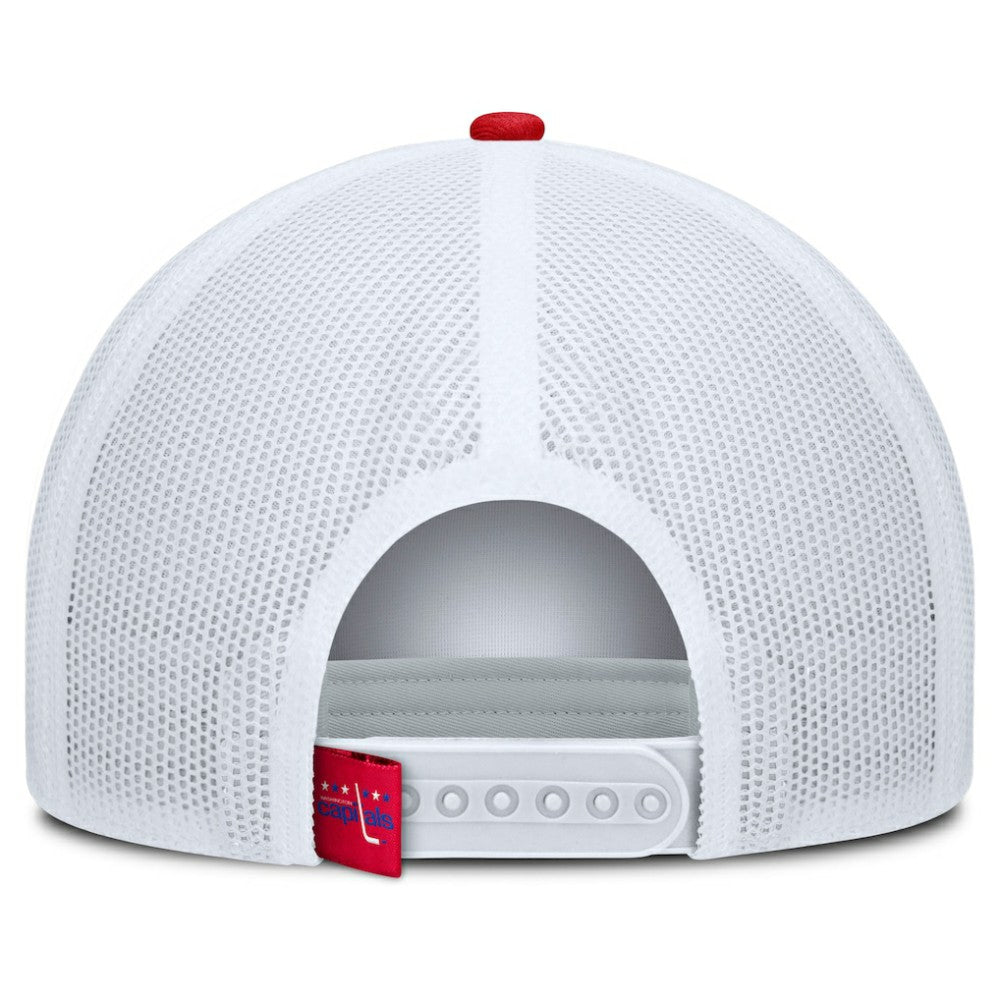 Washington Capitals Fanatics Heritage Dutch A-Frame Trucker Adjustable Hat - Red/White - NHL