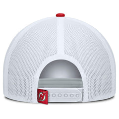 New Jersey Devils Fanatics Heritage Dutch A-Frame Trucker Adjustable Hat - Red/White - NHL