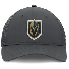 Vegas Golden Knights Fanatics Authentic Pro Home Ice Trucker Adjustable Hat - Charcoal - NHL