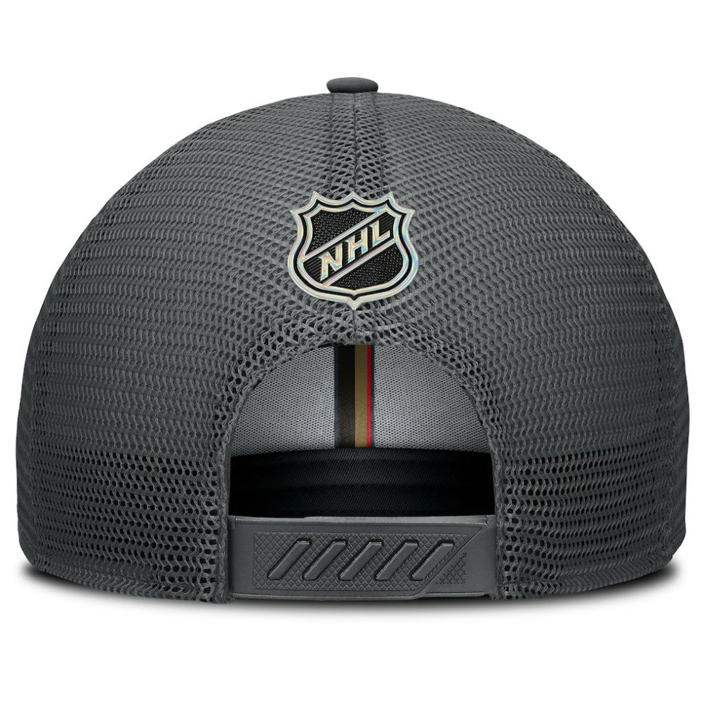 Vegas Golden Knights Fanatics Authentic Pro Home Ice Trucker Adjustable Hat - Charcoal - NHL