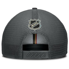 Vegas Golden Knights Fanatics Authentic Pro Home Ice Trucker Adjustable Hat - Charcoal - NHL
