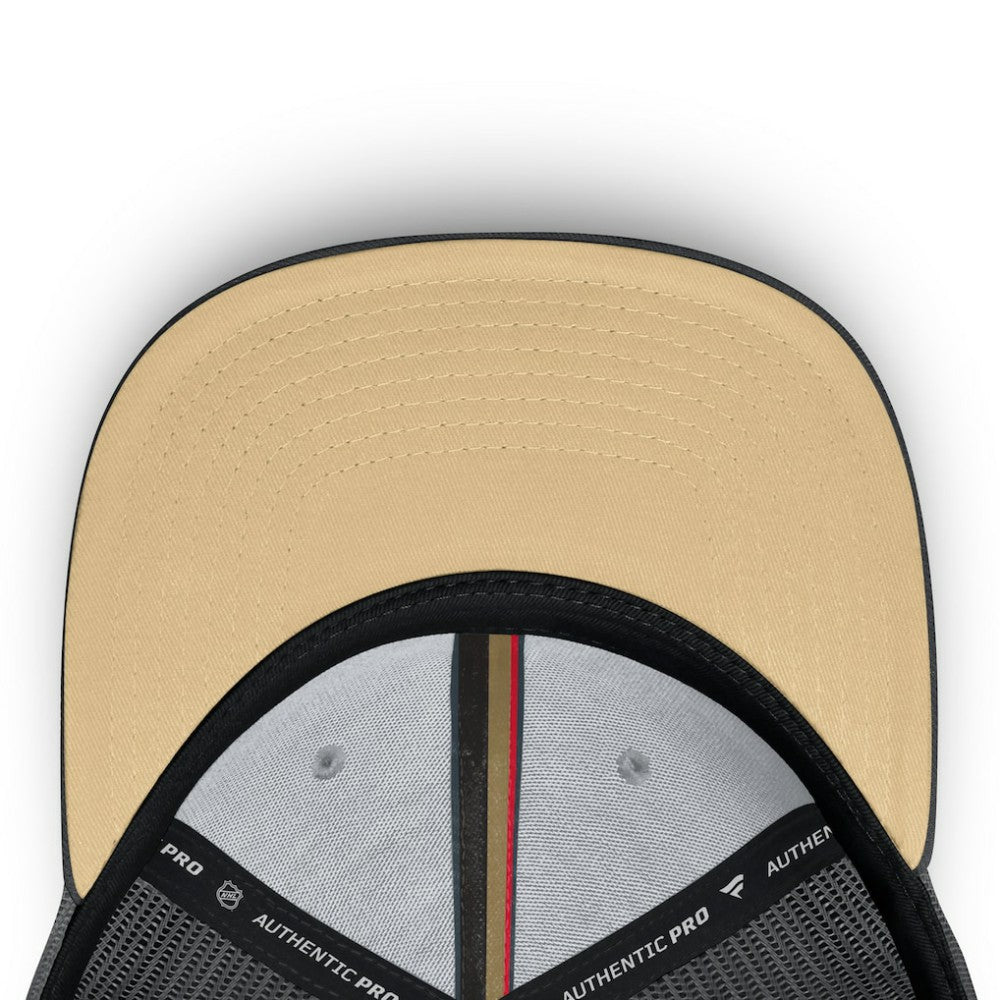 Vegas Golden Knights Fanatics Authentic Pro Home Ice Trucker Adjustable Hat - Charcoal - NHL