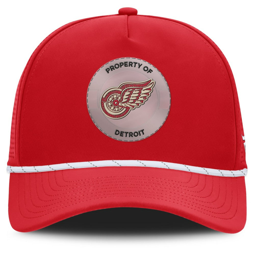 Detroit Red Wings Fanatics Centennial Pinched Front Adjustable Hat - Red - NHL