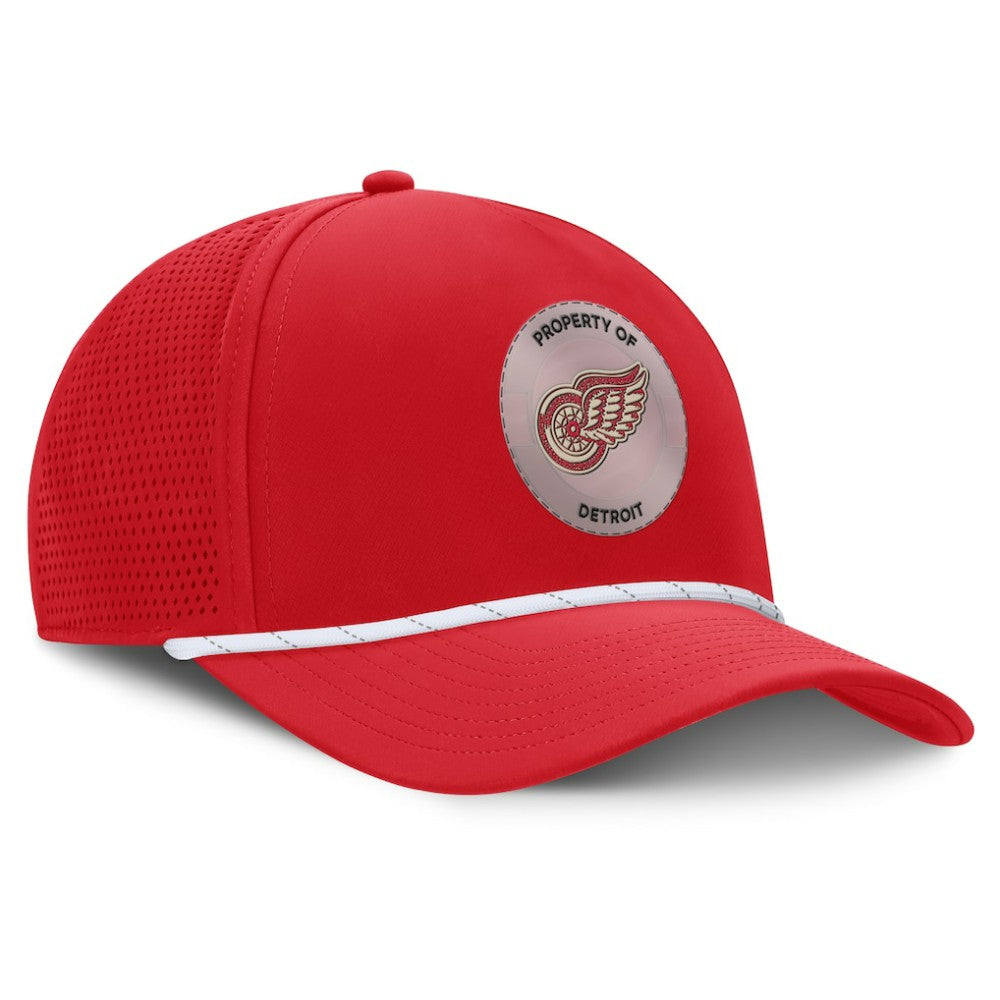 Detroit Red Wings Fanatics Centennial Pinched Front Adjustable Hat - Red - NHL